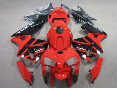 Descuento Kits Carenados Moto Honda CBR600RR 2005-2006 - Rojo Negro