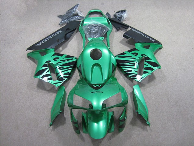 Descuento Carenado Moto Honda CBR600RR 2005-2006 - Verde Negro