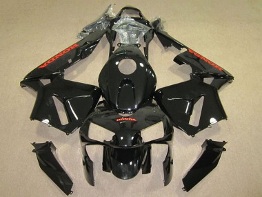 Descuento Carenados Moto Honda CBR600RR 2005-2006 - Negro Brillante Rojo