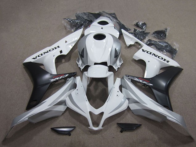 Descuento Carenado Moto Honda CBR600RR 2007-2008 - Blanco Negro Mate