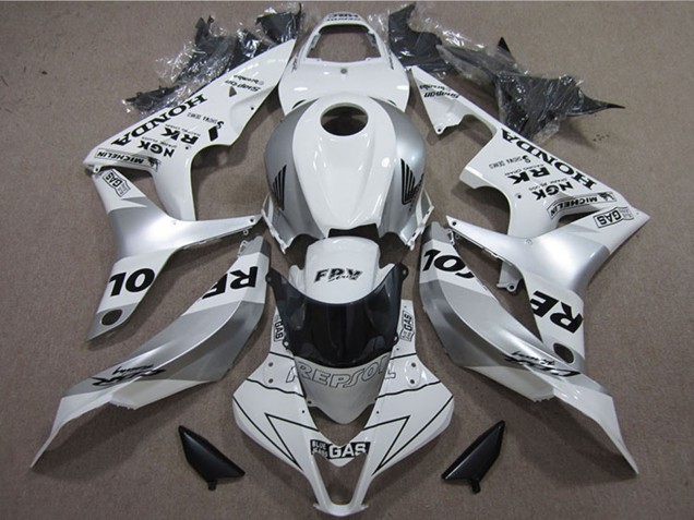 Descuento Carenados Moto Honda CBR600RR 2007-2008 - Blanco Plata Negro Repsol