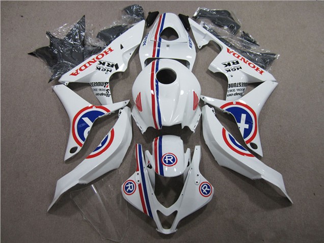 Descuento Carenados Moto Honda CBR600RR 2007-2008 - Blanco Azul Rojo R