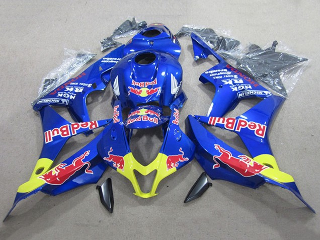 Descuento Kits Carenado Moto Honda CBR600RR 2007-2008 - Azul Amarillo Rojo Bull