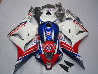 Descuento Carenados Moto Honda CBR600RR 2009-2012 - Blanco Azul Rojo