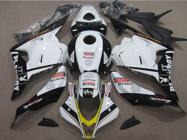 Descuento Carenados Moto Honda CBR600RR 2009-2012 - Blanco Amarillo Negro Brillante Rizoma Playboy