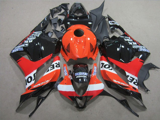 Descuento Completo Carenados Moto Honda CBR600RR 2009-2012 - Naranja Blanco Rojo Negro Brillante Repsol