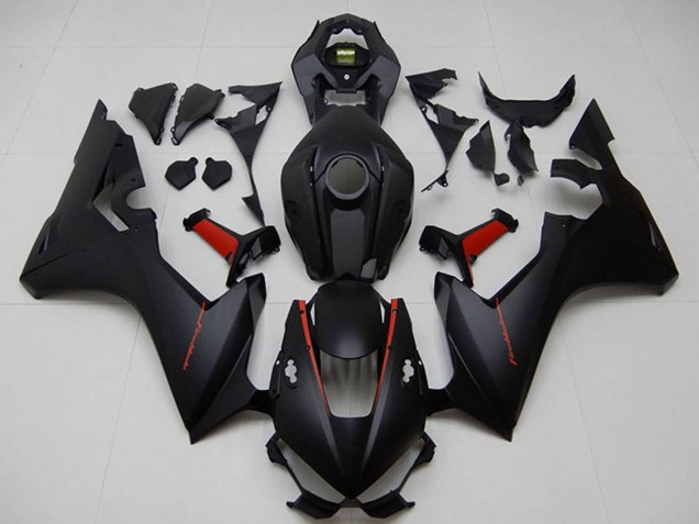 Descuento Carenado Moto Honda CBR1000RR 2017-2023 - Negro Mate Rojo