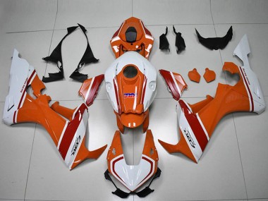 Descuento Carenados Moto Honda CBR1000RR 2017-2023 - Blanco Naranja Rojo HRC