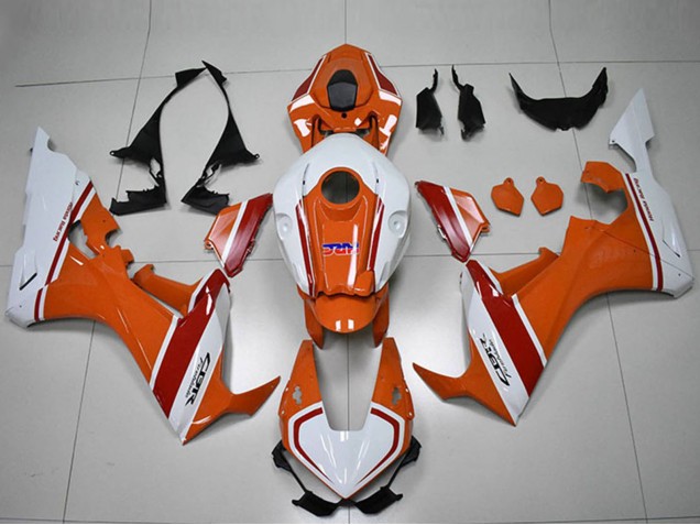 Descuento Carenados Moto Honda CBR1000RR 2017-2023 - Blanco Naranja Rojo HRC