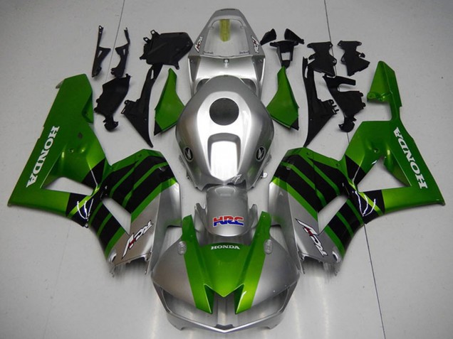 Descuento Carenados Moto Honda CBR1000RR 2012-2016 - Plata Verde Negro Brillante HRC