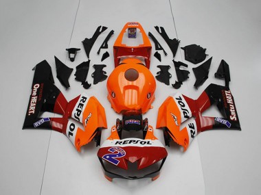 Descuento Carenados Moto Honda CBR1000RR 2012-2016 - Naranja Blanco Rojo Negro Brillante Repsol 2