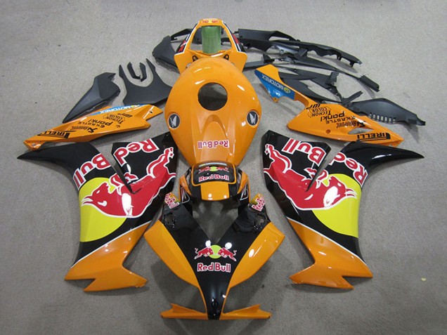 Descuento Carenados Moto Honda CBR1000RR 2012-2016 - Naranja Amarillo Negro Brillante Rojo Bull