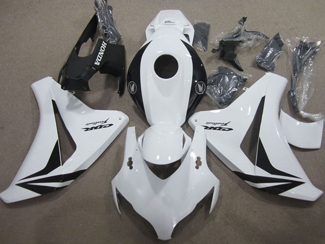 Descuento Carenados Moto Honda CBR1000RR 2008-2011 - Blanco Negro Brillante Fireblade