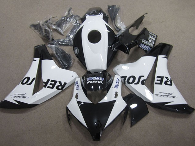 Descuento Carenado Moto Honda CBR1000RR 2008-2011 - Blanco Negro Brillante Repsol