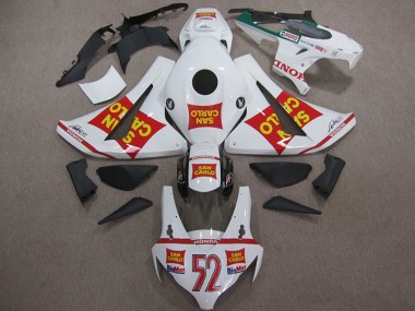 Descuento Carenados Moto Honda CBR1000RR 2008-2011 - Blanco Rojo Amarillo San Carlo 52
