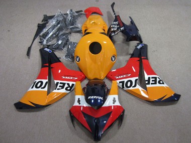 Descuento Kits Carenados Moto Honda CBR1000RR 2008-2011 - Naranja Blanco Rojo Negro Brillante Repsol