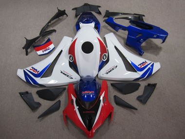 Descuento Kits Carenados Moto Honda CBR1000RR 2008-2011 - Blanco Rojo Azul HRC