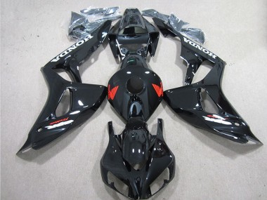 Descuento Carenados Moto Honda CBR1000RR 2006-2007 - Negro Brillante Rojo