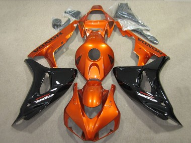 Descuento Carenados Moto Honda CBR1000RR 2006-2007 - Naranja Negro Brillante