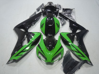 Descuento Carenado Moto Honda CBR1000RR 2006-2007 - Verde Negro Brillante