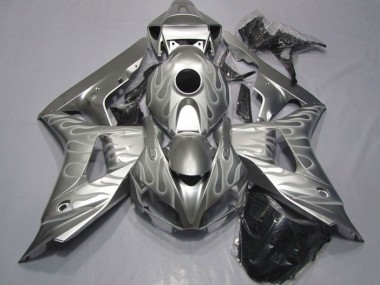 Descuento Carenados Moto Honda CBR1000RR 2006-2007 - Plata Blanco Llama