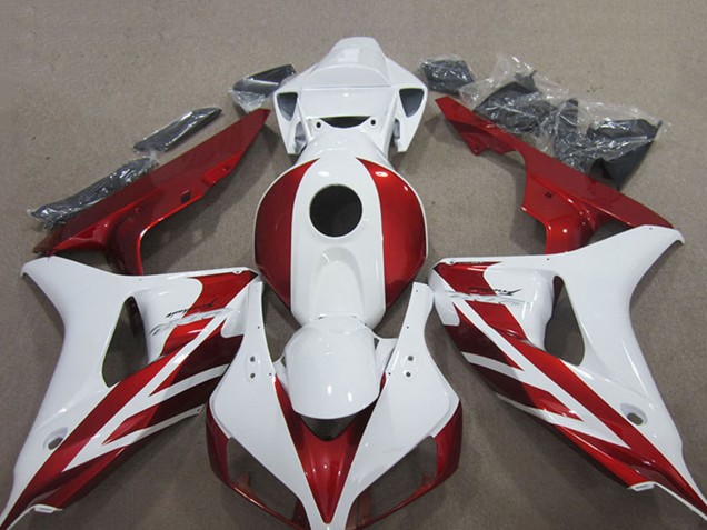 Descuento Kits Carenado Moto Honda CBR1000RR 2006-2007 - Blanco Rojo