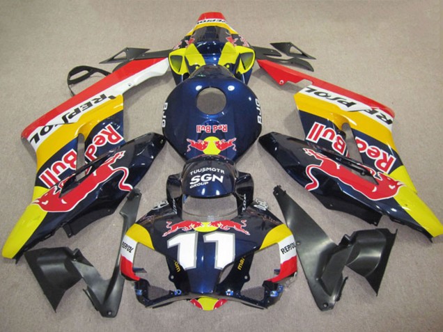 Descuento Carenados Moto Honda CBR1000RR 2004-2005 - Amarillo Azul Blanco Rojo Bull Repsol 11