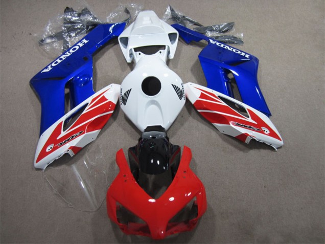 Descuento Carenado Moto Honda CBR1000RR 2004-2005 - Blanco Rojo Azul