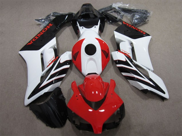 Descuento Carenado Moto Honda CBR1000RR 2004-2005 - Blanco Rojo Negro Brillante
