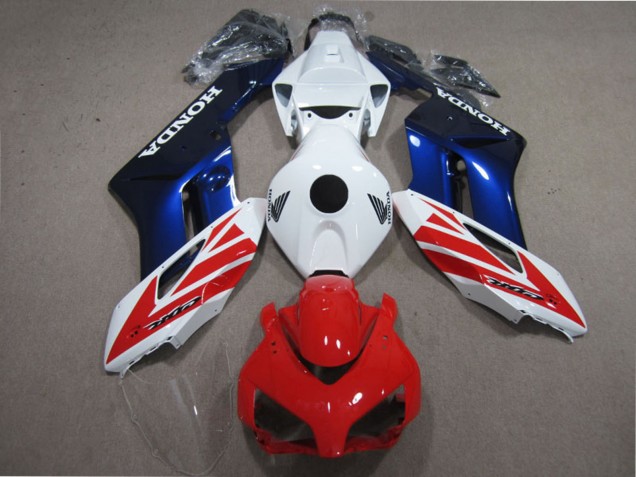 Descuento Kits Carenado Moto Honda CBR1000RR 2004-2005 - Blanco Rojo Azul