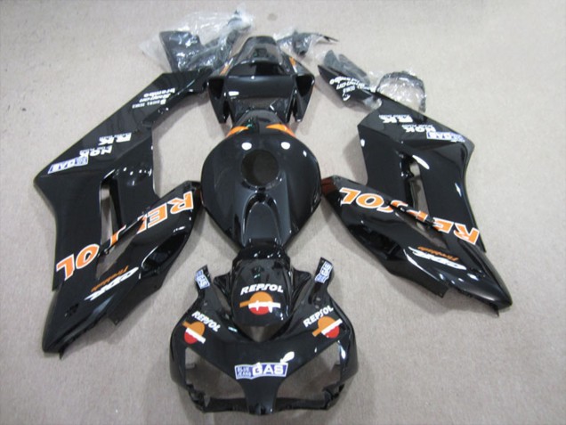 Descuento Carenados Moto Honda CBR1000RR 2004-2005 - Negro Brillante Naranja Repsol