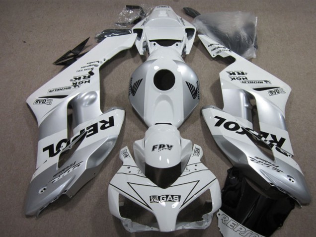 Descuento Kits Carenado Moto Honda CBR1000RR 2004-2005 - Blanco Plata Negro Repsol