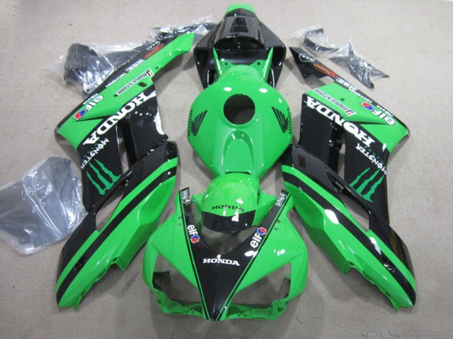 Descuento Carenados Moto Honda CBR1000RR 2004-2005 - Verde Negro Brillante Monstruo