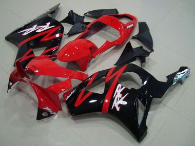 Descuento Carenado Moto Honda CBR900RR 954 2002-2003 - Rojo Negro Brillante Raya