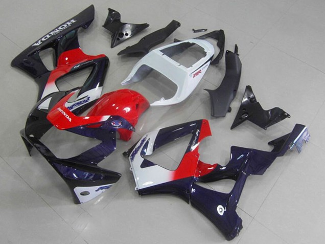 Descuento Carenados Moto Honda CBR900RR 929 2000-2001 - Blanco Rojo Azul Oscuro