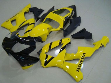 Descuento Carenado Moto Honda CBR900RR 929 2000-2001 - Amarillo Negro Brillante
