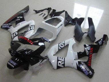 Descuento Carenados Moto Honda CBR900RR 929 2000-2001 - Blanco Negro Brillante Rojo Repsol