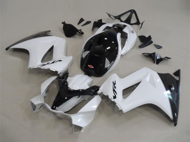 Descuento Carenados Moto Honda VFR 800 2002-2013 - Blanco Negro Brillante