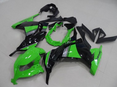 Descuento Carenados Moto Kawasaki ZX300R 2013-2018 - Verde Negro Brillante
