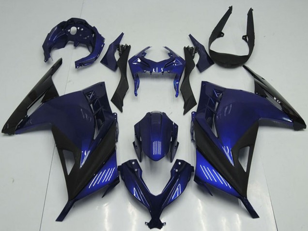 Descuento Carenados Moto Kawasaki ZX300R 2013-2018 - Azul Negro