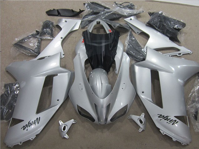 Descuento Carenados Moto Kawasaki ZX6R 2007-2008 - Plata