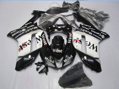 Descuento Carenados Moto Kawasaki ZX6R 2007-2008 - Negro West Mobil
