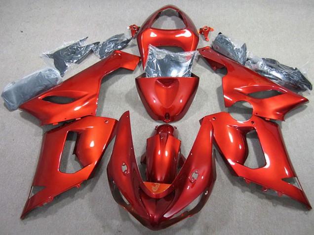 Descuento Carenado Moto Kawasaki ZX6R 2005-2006 - Rojo