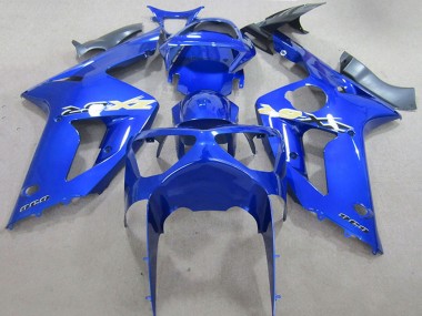 Descuento Carenado Moto Kawasaki ZX6R 2003-2004 - Azul