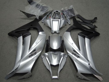 Descuento Carenados Moto Kawasaki ZX10R 2011-2015 - Plata Negro Mate