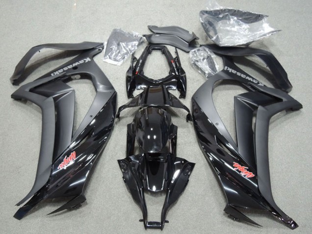 Descuento Carenados Moto Kawasaki ZX10R 2011-2015 - Negro Brillante Negro Mate Rojo Ninja