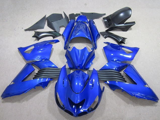 Descuento Carenado Moto Kawasaki ZX14R ZZR1400 2006-2011 - Azul