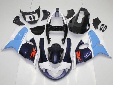 Descuento Carenados Moto Suzuki TL1000R 1998-2003 - Blanco Azul Claro Negro