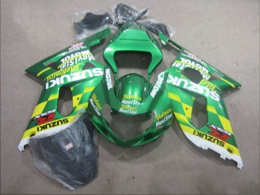 Descuento Carenados Moto Suzuki GSXR 600 2001-2003 - Verde Amarillo Telefonica MoviStar