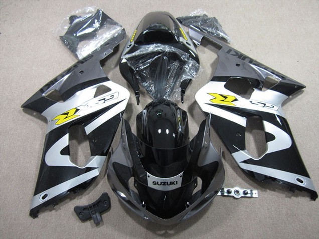 Descuento Carenados Moto Suzuki GSXR 600 2001-2003 - Negro Blanco
